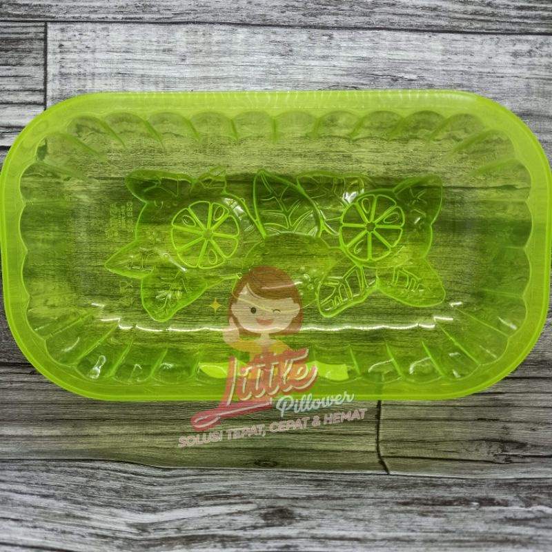 Cetakan Buah Rectangular - Cetakan kue bolu kukus agar jelly pudding