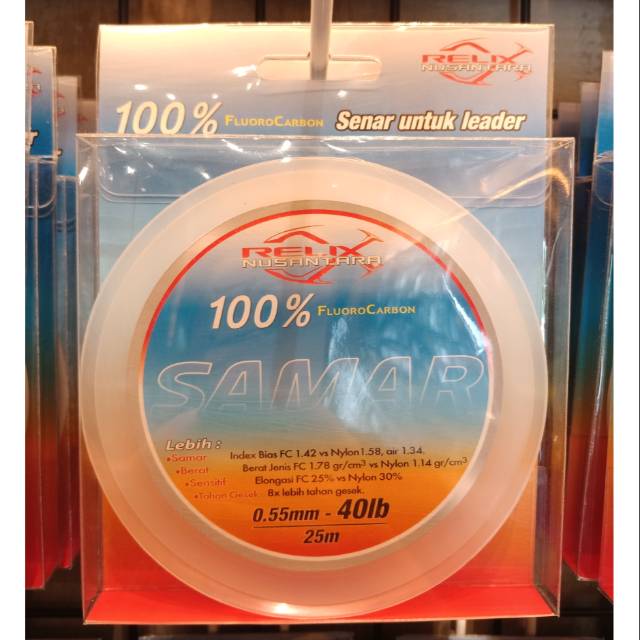 Senar Leader Samar 40 lb 100% FluroCarbon