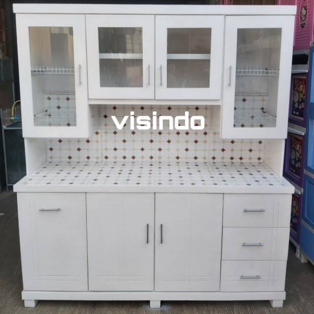 LEMARI DAPUR KITCHEN SET KAYU 4 PINTU