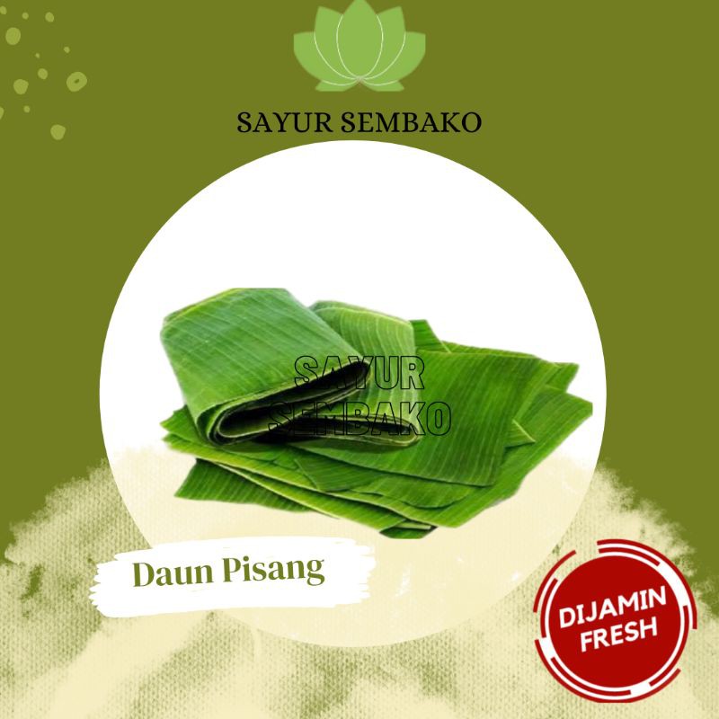 

Daun pisang (1 ikat)