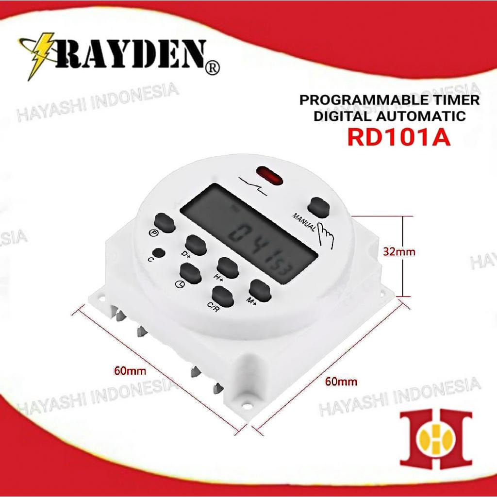 Digital Timer Programmable DC 16A Auto Switch RD101D