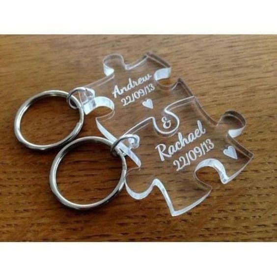Gantungan Kunci Couple Akrilik