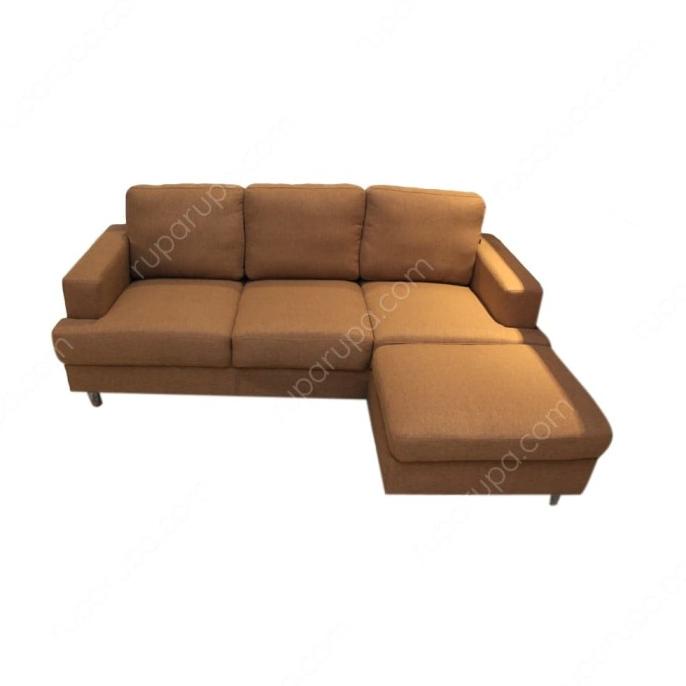 INFORMA CARVEL SOFA L FABRIC 3 DUDUKAN & OTTOMAN| SOFA MINIMALIS FVF152CX2