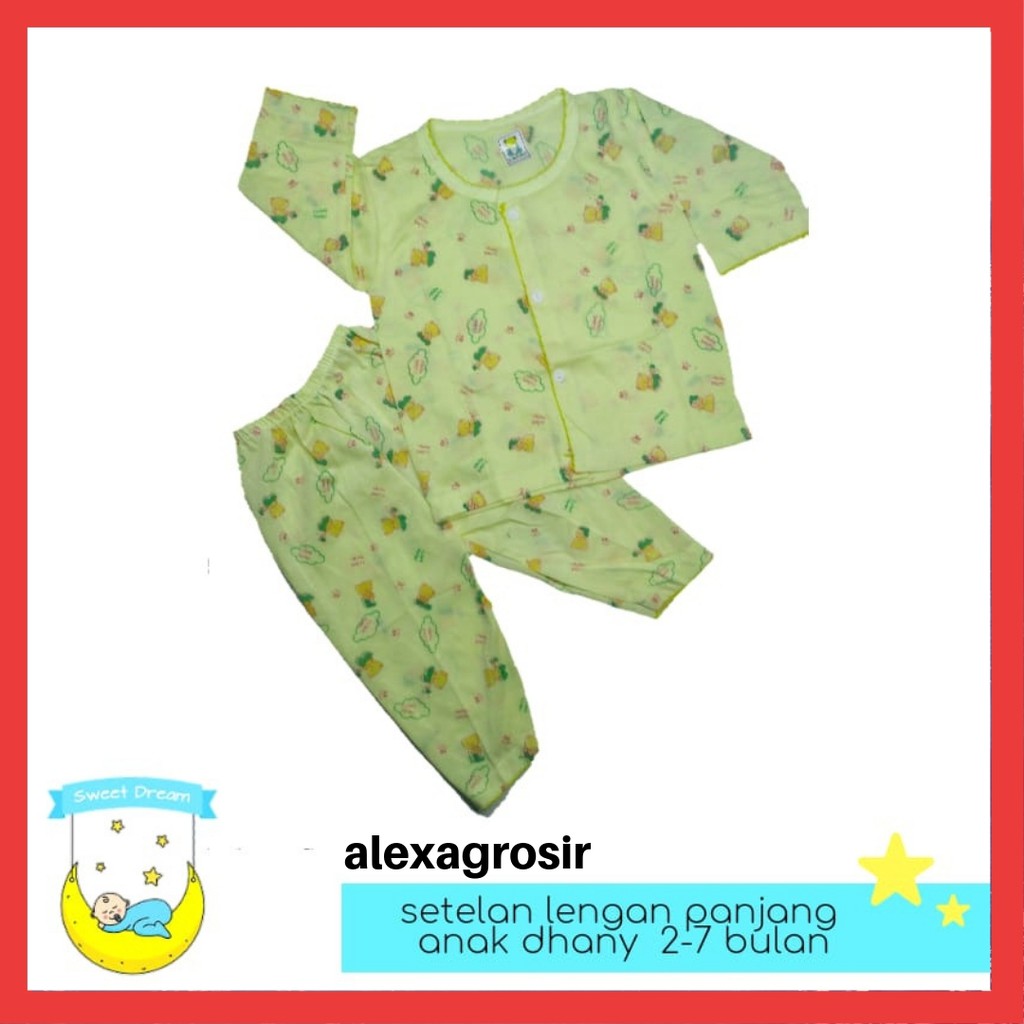 SETELAN BAJU ANAK LENGAN PANJANG DHANY -ALEXAGROSIR