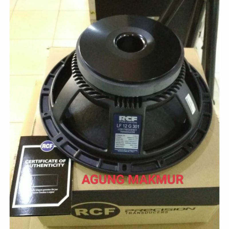 Speaker Component RCF LF12G301 12inch / Woofer RCF L12 G301 / RCF L12-G301 12 inch High mid-Low