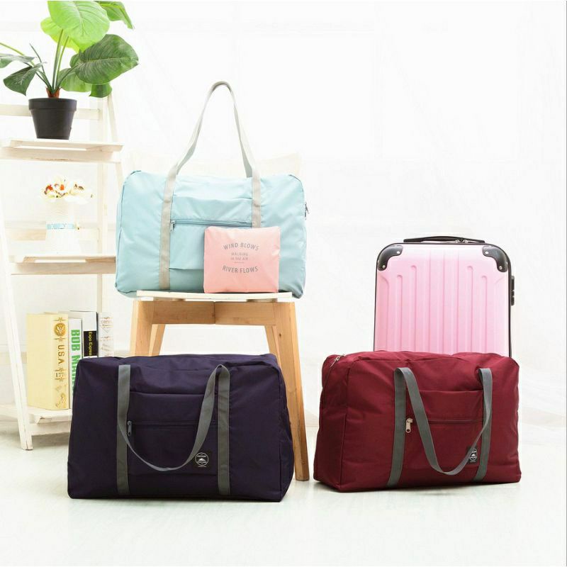 TAS LIPAT FOLDABLE TRAVEL TRAVELLING BAG HAND CARRY BESAR