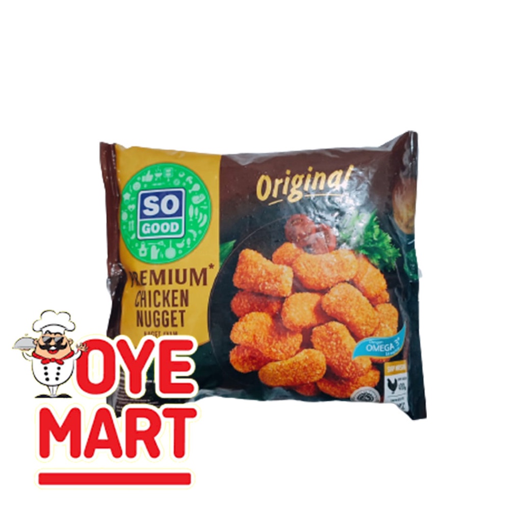 SO GOOD CHICKEN NUGGET PREMIUM 400GR / NAGET AYAM