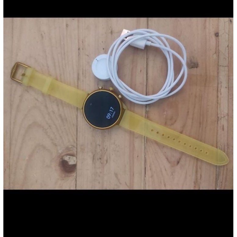 FOSSIL SMART WATCH GEN 4 Second original PRELOVED YELLOW SILICONE