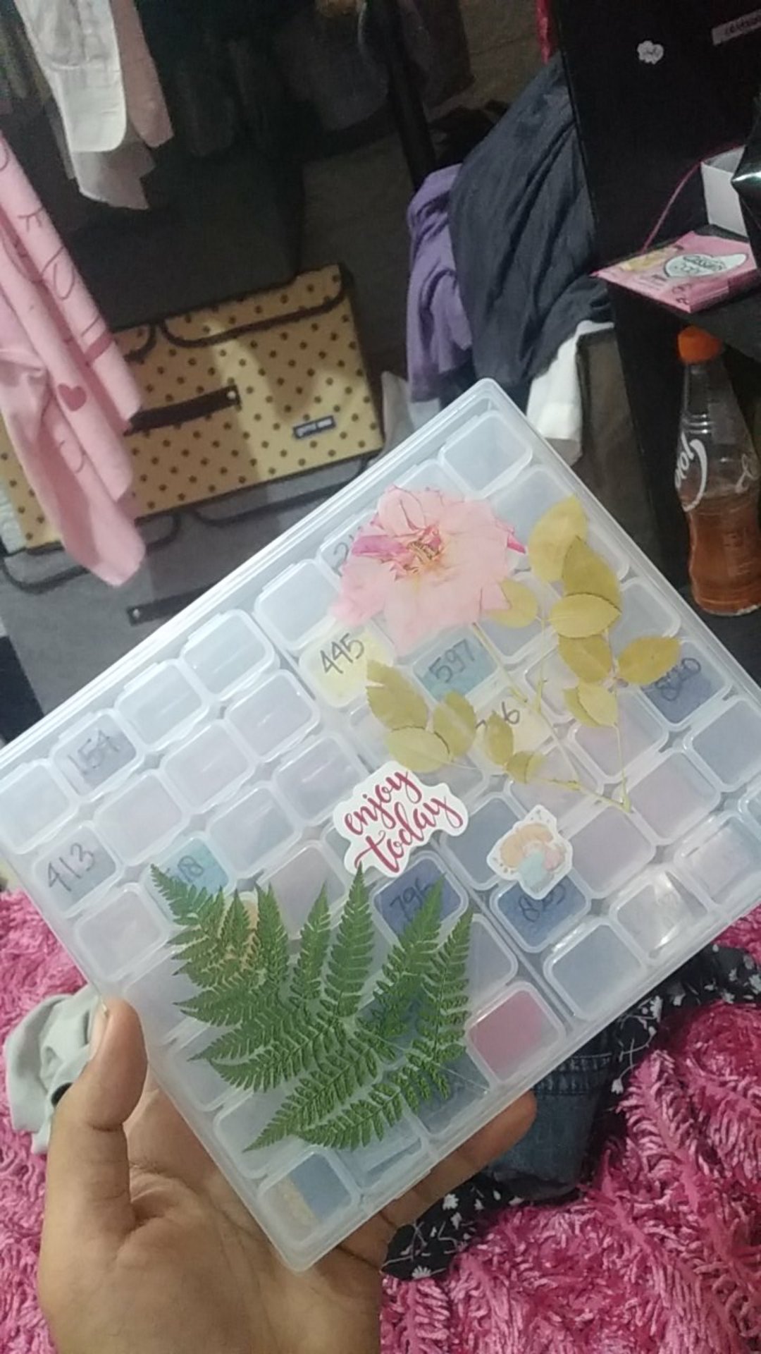 Storage 56 Grids 5d Diy Diamond Painting Drill Box Jewelry Box Rhinestone Storage Box Nail Storage