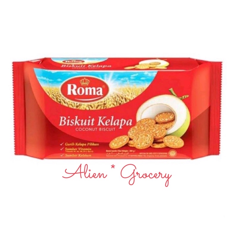 Roma Biskuit Kelapa Coconut 300gr