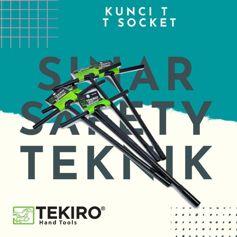 Kunci T 8 10 12 14 Kunci Sock T Kunci T Motor Tekiro Set