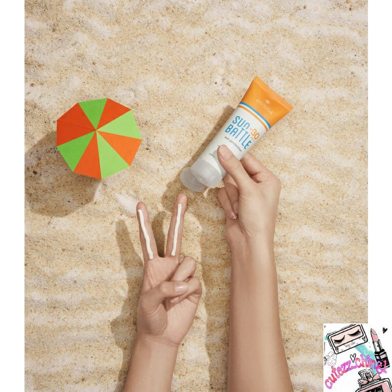 ☃Cutezz_Ching1☃Emina Sun Battle SPF30 PA+++ 60ml