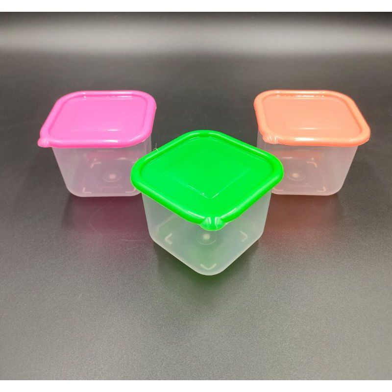 tempat bumbu dapur 500ml / tempat bumbu kotak 10cm / tempat bumbu dapur plastik