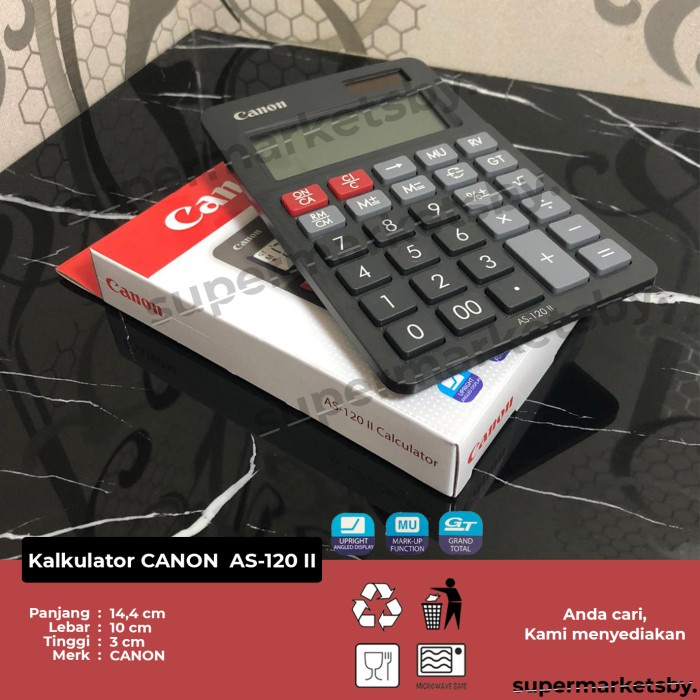

Kalkulator Canon As 120 Ii Asli