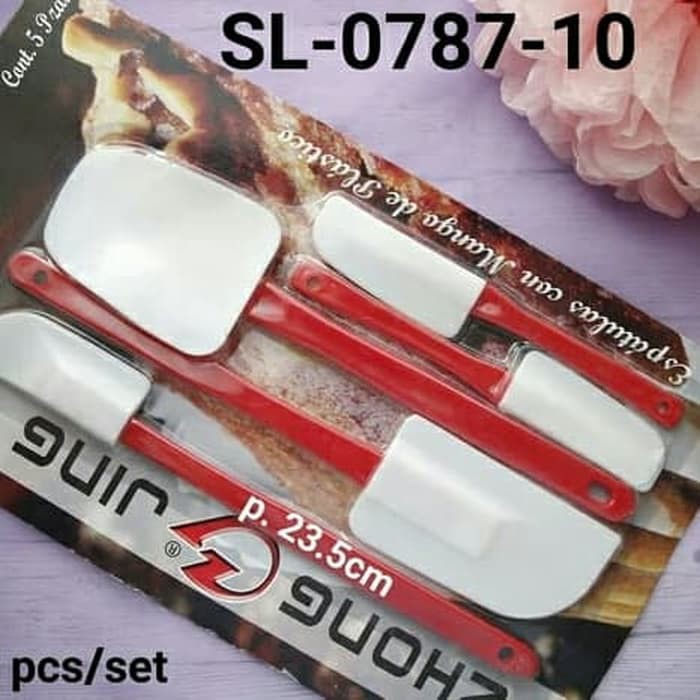 Termurah spatula silikon solet set Promo