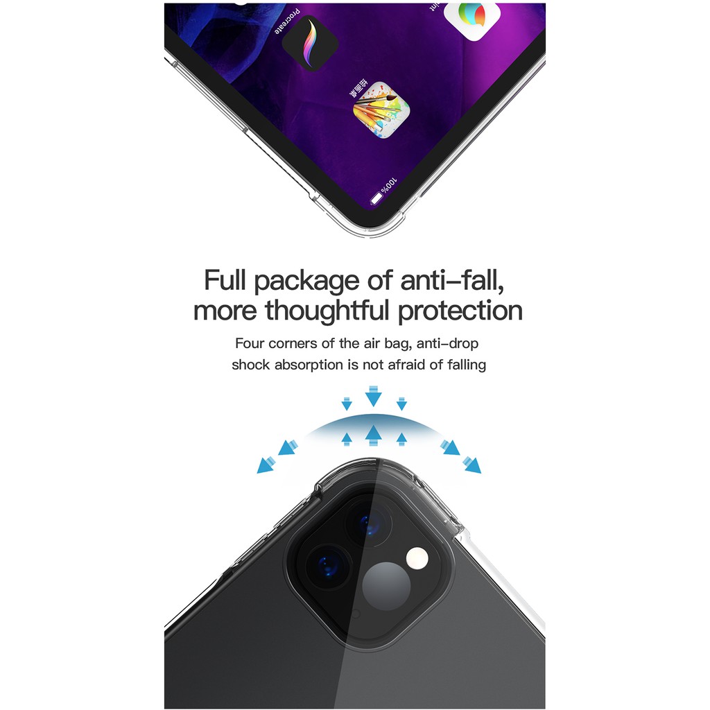 TOTU iPad 5/6 9.7&quot; 5/6th Gen Smart Case TPU dengan Pencil Slot