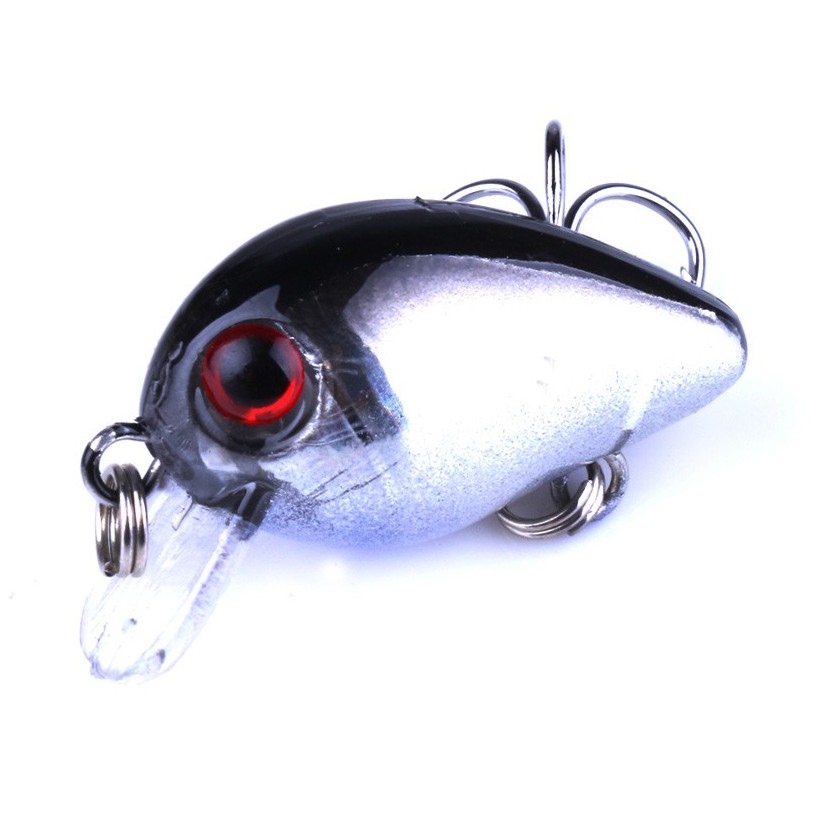 HENGJIA 1Pcs 1.5g Umpan Crankbait Pancing Mini Minnow Swimbait Fishing Lure Bass Bait Ikan Tackle