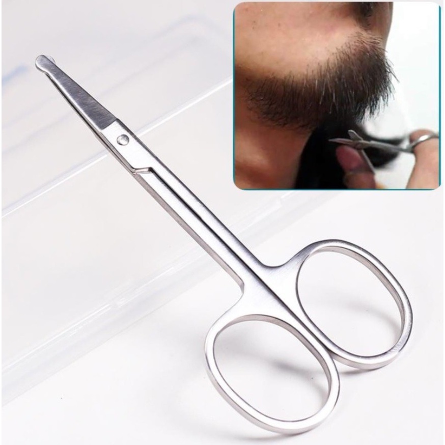 

HONBA-H168 Gunting Bulu Hidung Gunting Kumis Gunting Bulu Jenggot/Gunting Kecil Stainless Steel
