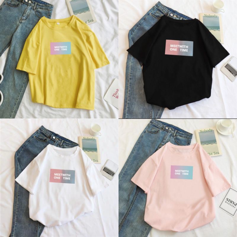 T-Shirt / Kaos / Atasan Wanita / Oversize Tee