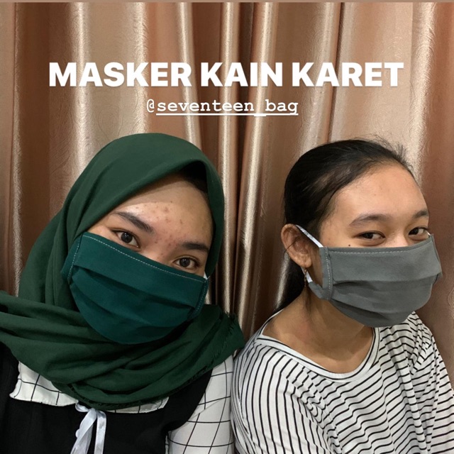 MASKK KAIN KARET EARLOP RANDOM WARNA TIDAK BISA PILIH WARNA