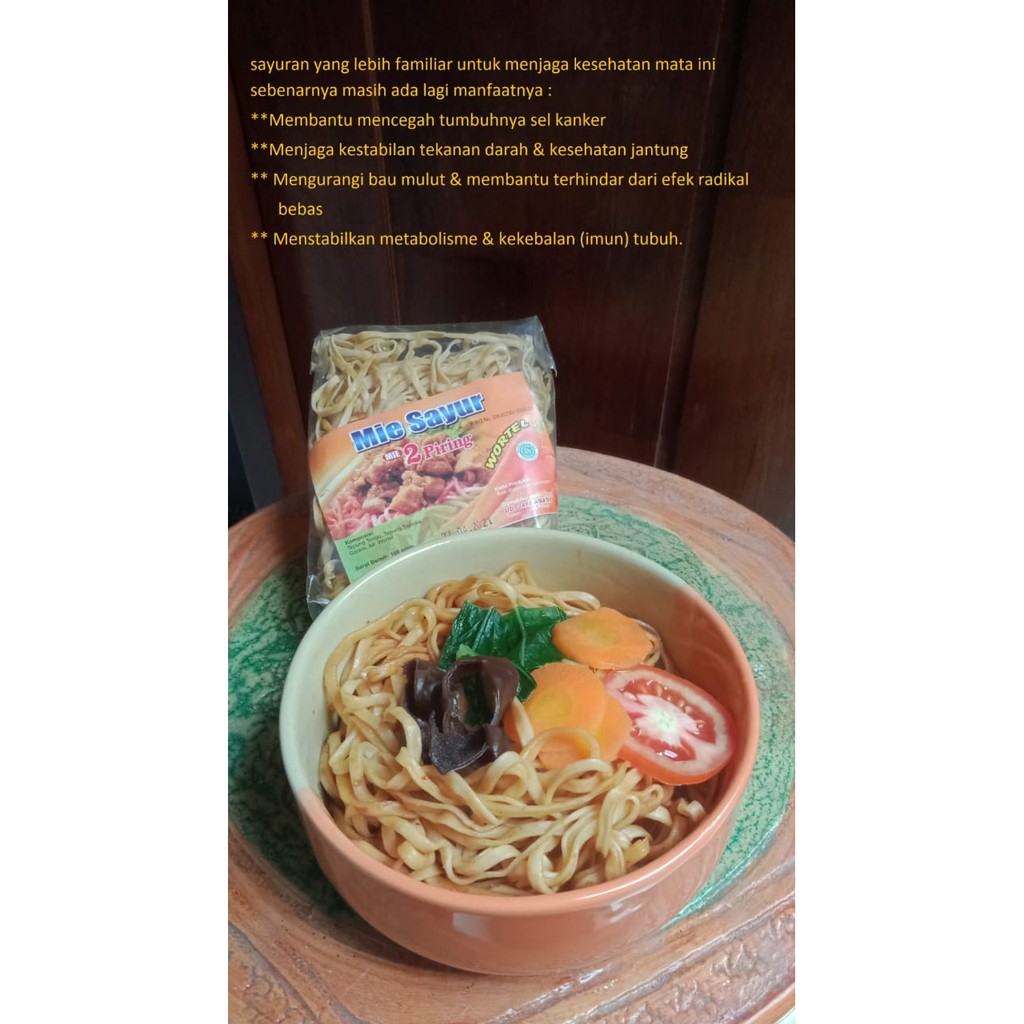 

mie instan non msg cap 2 piring varian sayur wortel