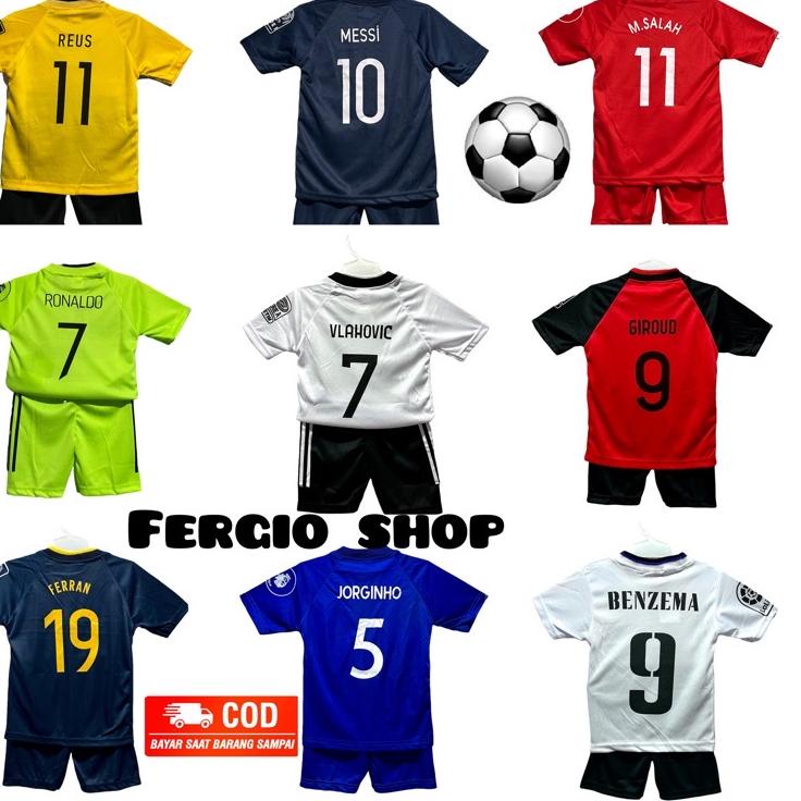 "SMP.21Jl22ᴹ" SETELAN BOLA ANAK/  BAJU BOLA ANAK / JERSEY BOLA ANAK/ BAJU FUTSAL ANAK/ BAJU OLAHRAGA