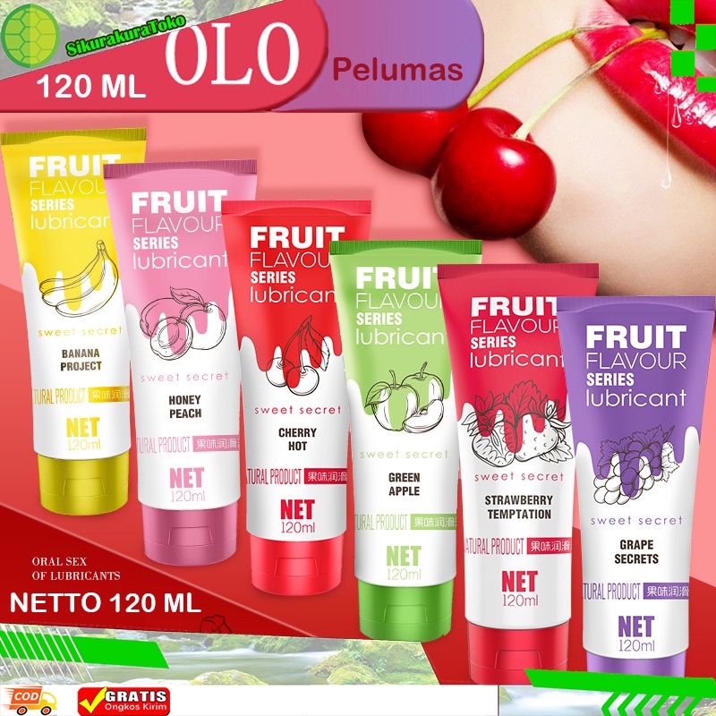 (SKR) Grosir 120 ML Pelumas OLO SWEET SECRET Oral S3x of Lubricants Lubrikasi Edible Lubricant Pria Wanita Perempuan