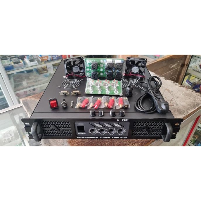 ] Box Power N7001 4ch 2u Komplit Aksesoris