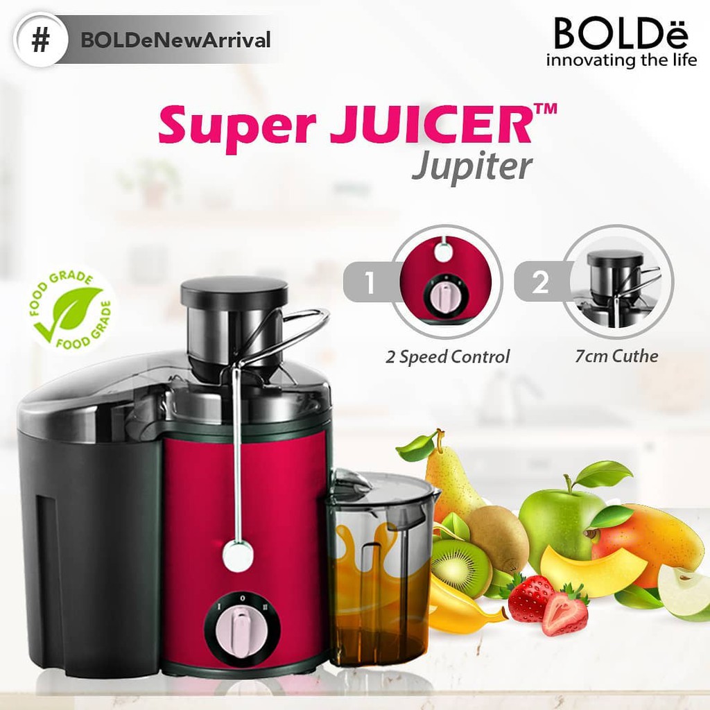 Bolde Super Juicer Jupiter Kapasitas  500 ML BPA Free