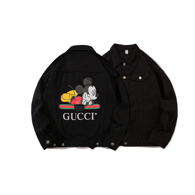 Gucci Couple Models Denim Jacket Mickey 