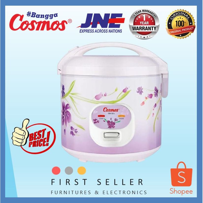 RICE COOKER / MAGIC COM COSMOS CRJ-323S / CRJ 323 S - 1,8 LITER ( 1,8L ) ORIGINAL ORI 100% TERMURAH