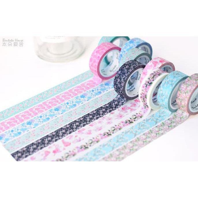 

Sakura Series Masking Washi Tape - Selotip Solasi Lucu Unik - Motif A Kode 1449