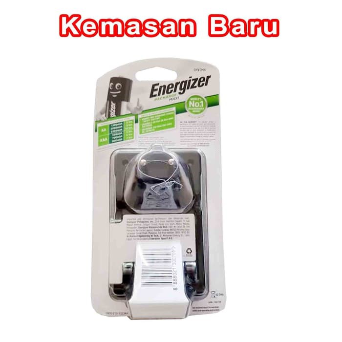 Baterai Charger AA / AAA + 4 Baterai AA 2000 mAh Energizer Maxi