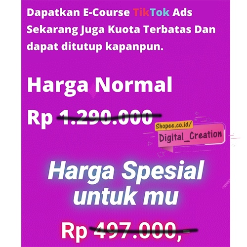 Tiktok Ads Gasken | Iklan Tik Tok