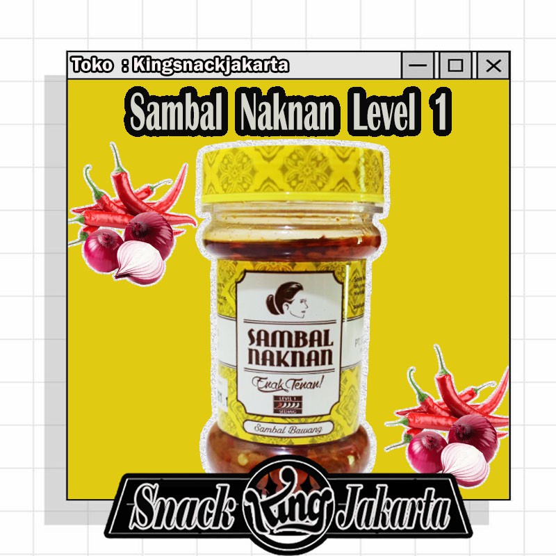 

Sambal Naknan Level 1 140 gram