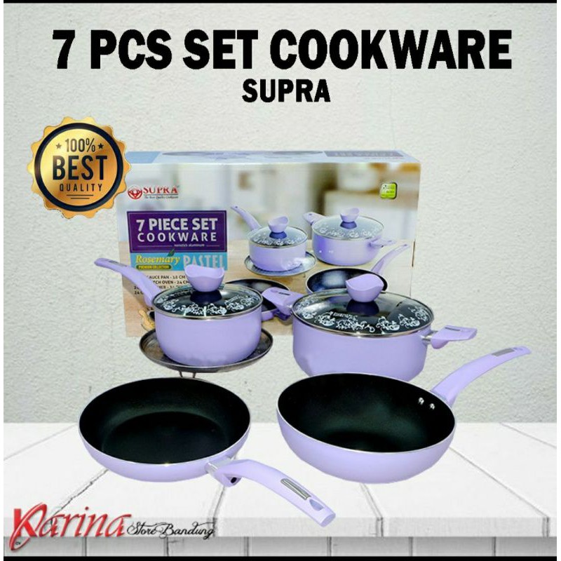 Panci Set Renatta Moeloek Merk Supra 7 pcs Kekinian
