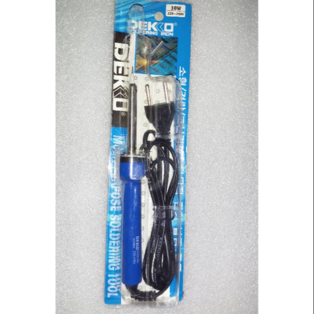 Solder 30watt ujung ktistal dekko solder hp