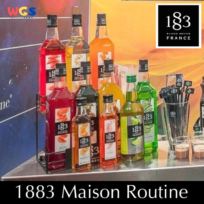 Syrup 1883 Maison Routine Fresh Classic Flavored 33.8 fl oz 1ltr