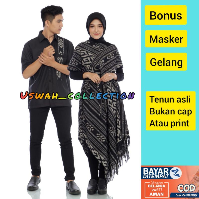 set couple tenun baju tenun couple dress tenun couple etnik couple tenun etnik uswah_collection