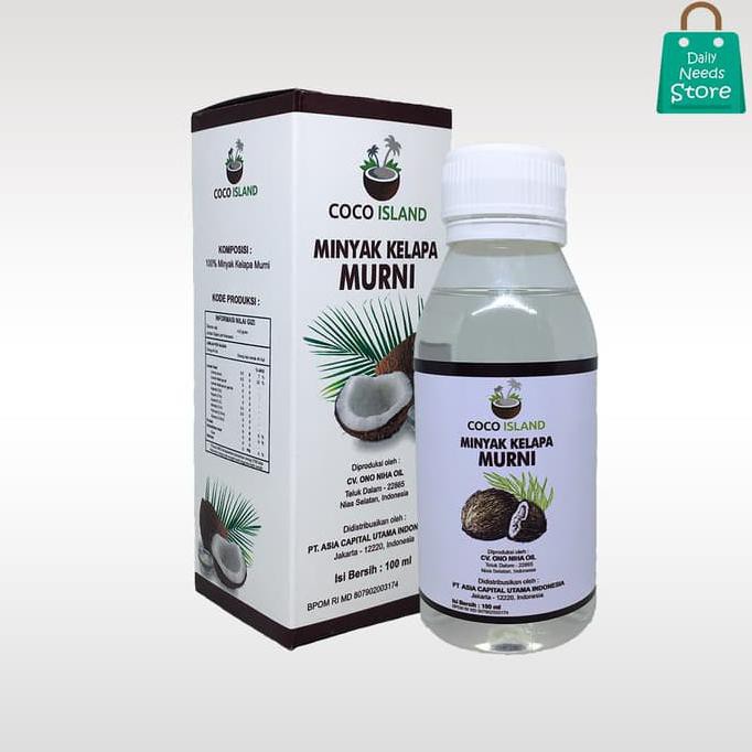 

Minyak Kelapa Murni/Virgin Oil/VCO/Coco Island/100ml