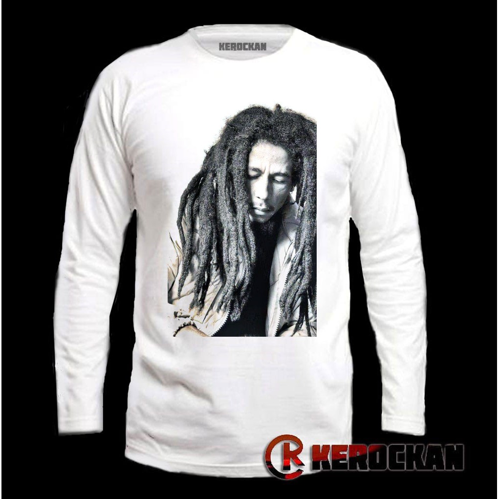 Kaos Band Lengan Panjang Bob Marley " K0155 "