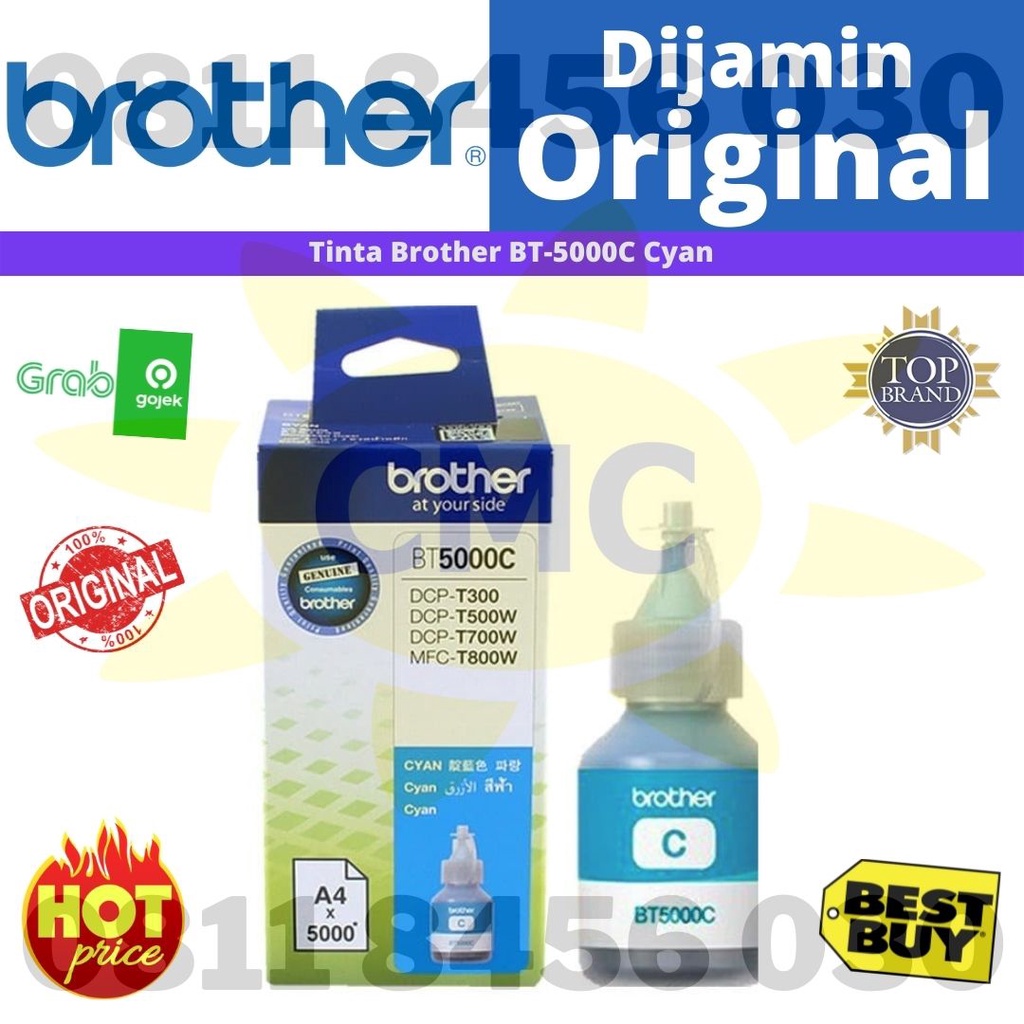 Tinta Brother BT-5000C CYAN