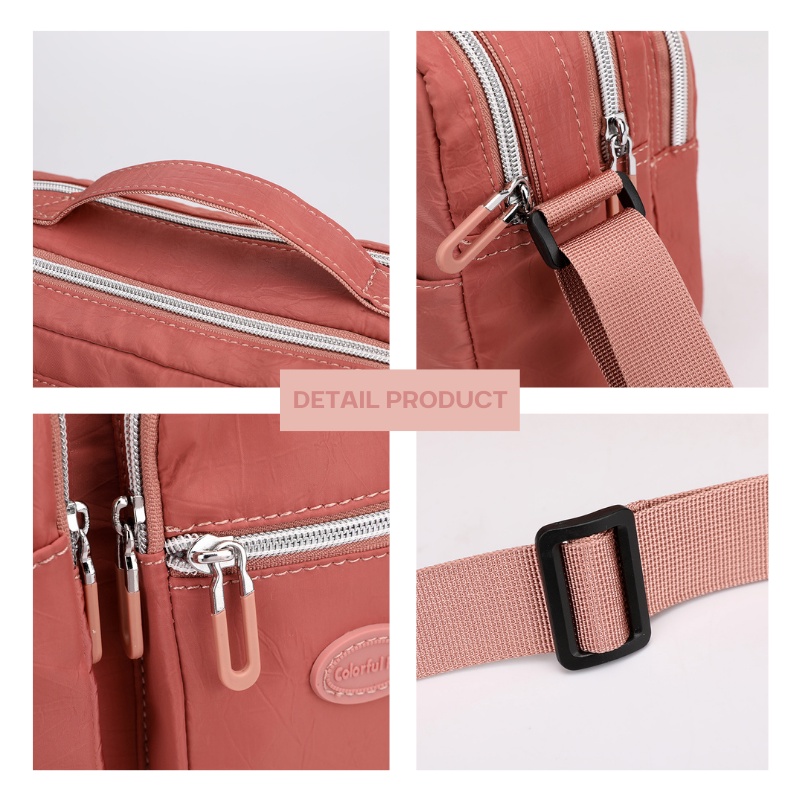 Tas Selempang Wanita COLORFUL FOX 8543 Sling Bag Wanita Shoulder Bag Wanita WATCHKITE WKOS
