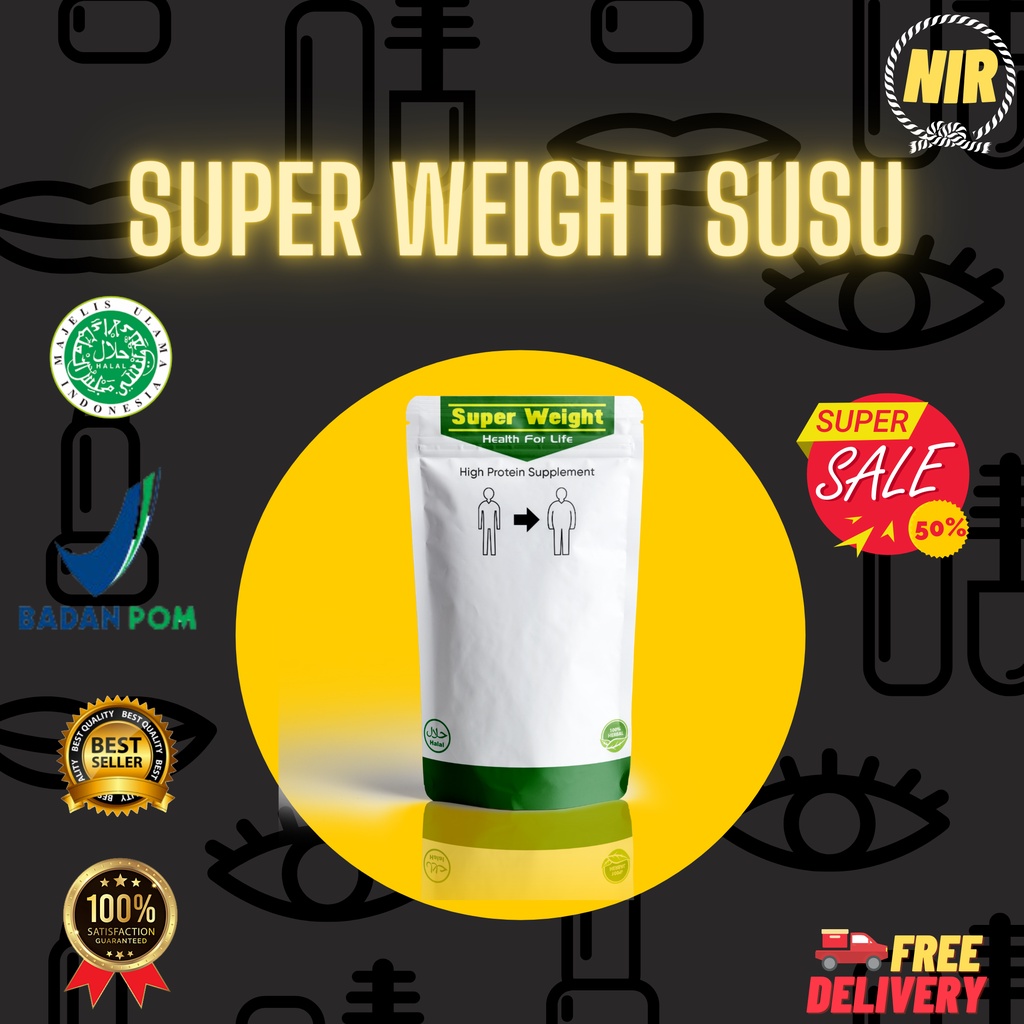 

SUPER WEIGHT SUSU - Suplemen Penambah Berat Badan Tanpa Efek Samping / penambah berat badan