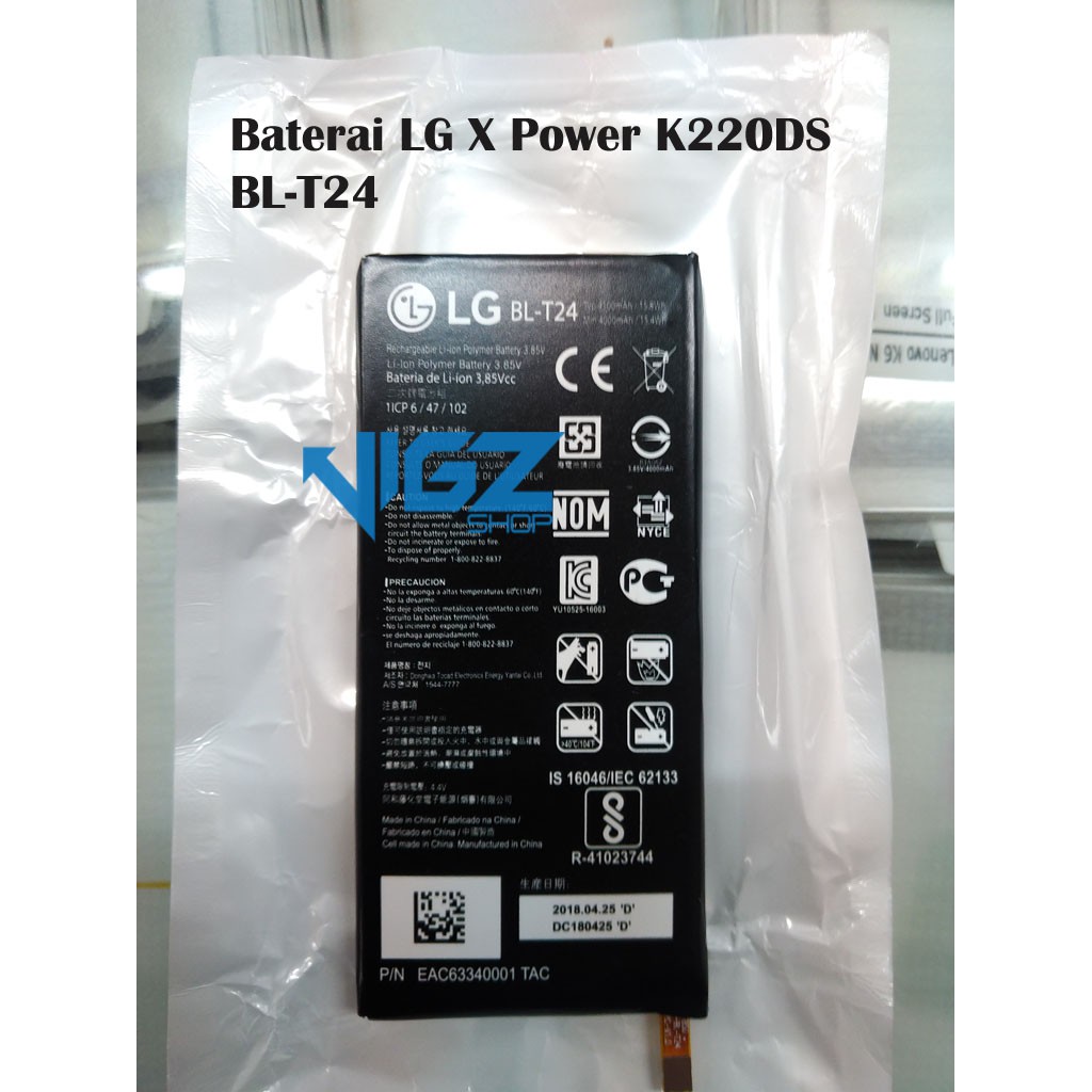 Baterai LG X Power BL-T24 K220 2016 Original 100%