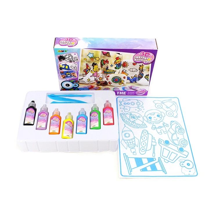 

Mainan Edukasi 3D Instant Sticky Art Mainan 3D Lem Lukisan Seni DIY