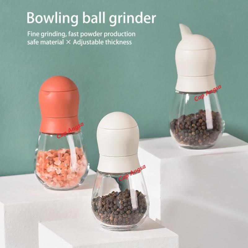 GRINDER LADA MERICA ROCK SALT GILINGAN PENGGILING MANUAL PEPPER MILL PUTAR ADJUSTABLE CERAMIC STAINLESS STEEL KERAMIK TEMPAT GILINGAN BUMBU