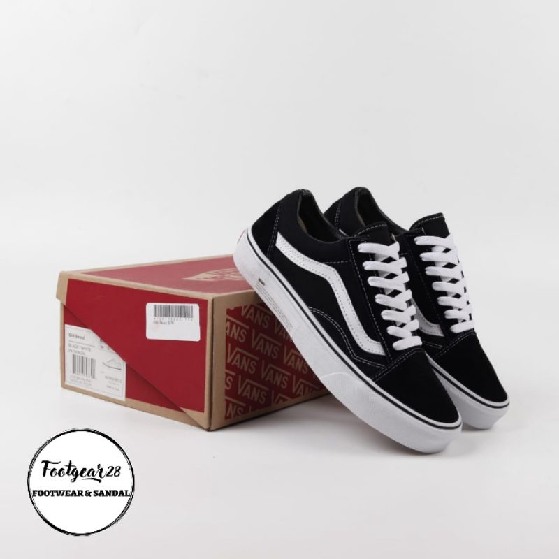 SEPATU VANS OLDSKOOL OG BLACKWHITE PREMIUM TERLARIS