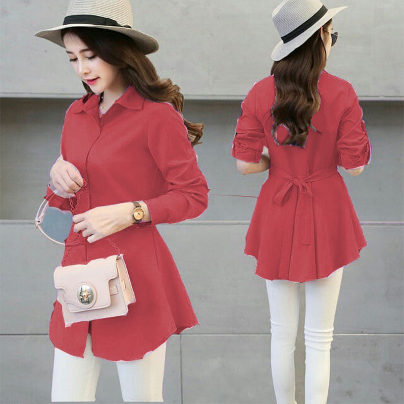 ZAZA_FASHION Baju Wanita Terbaru Blouse Wanita Korea Hybie fit to L-5