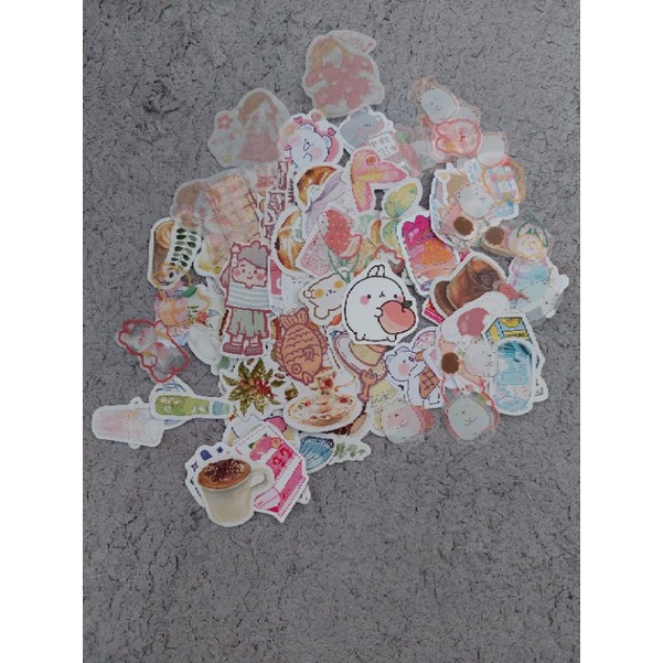 

Sticker aesthetic perbiji journal random satuan random